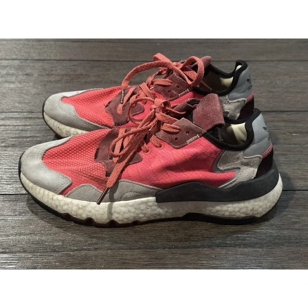 Adidas Nite Jogger Shock Red‎ Sz 8.5